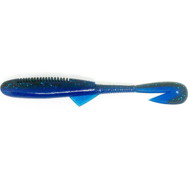 Ten Feet Under 5” V-Skip 6pk - #11 Black & Blue-#12 Black Neon-#20 Junebug Purple-#21 Watermelon Red-#22 Sand Purple-#23 Alabama Craw - Carolina Fishing Tackle LLC