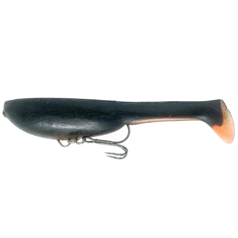 Ten Feet Under H.B Baboo Type1 Swimbait - #02 Watermelon/Pro Blue-#05 Black-#07 Bubblegum Pink-#09 Green Tail Killer-#11 Salamander-#13 Black/Bubblegum Pink-#41 Tiger-#42 Flamingo-#43 ZEBRA - Carolina Fishing Tackle LLC