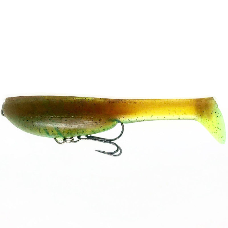 Ten Feet Under H.B Baboo Type1 Swimbait - #02 Watermelon/Pro Blue-#05 Black-#07 Bubblegum Pink-#09 Green Tail Killer-#11 Salamander-#13 Black/Bubblegum Pink-#41 Tiger-#42 Flamingo-#43 ZEBRA - Carolina Fishing Tackle LLC