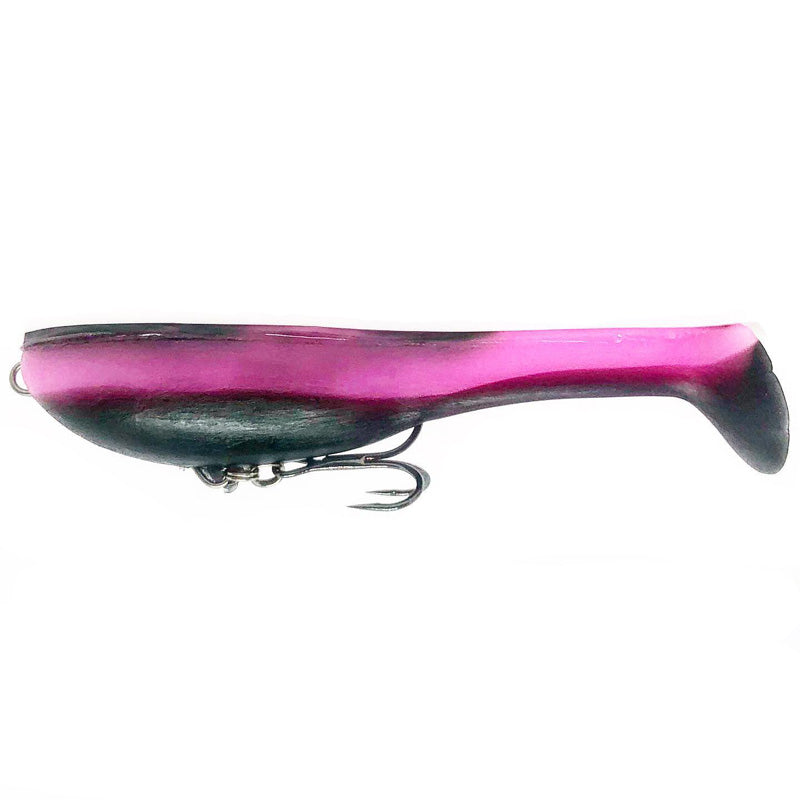 Ten Feet Under H.B Baboo Type1 Swimbait - #02 Watermelon/Pro Blue-#05 Black-#07 Bubblegum Pink-#09 Green Tail Killer-#11 Salamander-#13 Black/Bubblegum Pink-#41 Tiger-#42 Flamingo-#43 ZEBRA - Carolina Fishing Tackle LLC