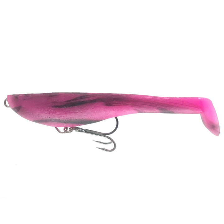 Ten Feet Under Head bomb BaBoo Type 2 Swimbait - #04 Black-#07 Black/Bubblegum Pink-#41 Tiger-#42 Flamingo-#43 ZEBRA - Carolina Fishing Tackle LLC