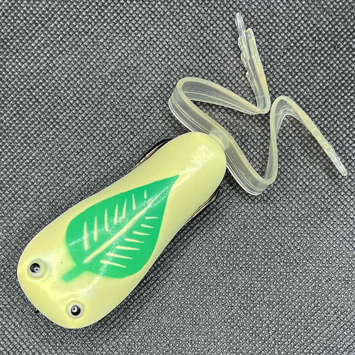 Tsunami Lure VICKITAN Frogs - #03 Leaf Ivory & Green (LF-IG)-Orange-Purple Haze Yellow - Carolina Fishing Tackle LLC