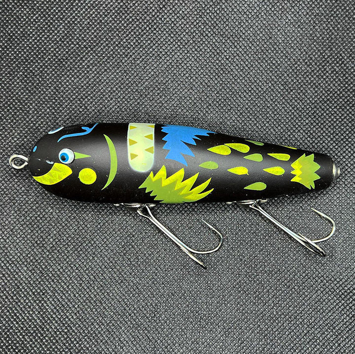 Tsunami Lures Niva DP Topwater - # 02 Crazy Fish Mint Green [CF-MG]-# 04 Robot Reflector [RB-RL]-# 05 Peacock Bass [PB-BN]-# 07 Tobacco Sunburst [TSB] - Carolina Fishing Tackle LLC