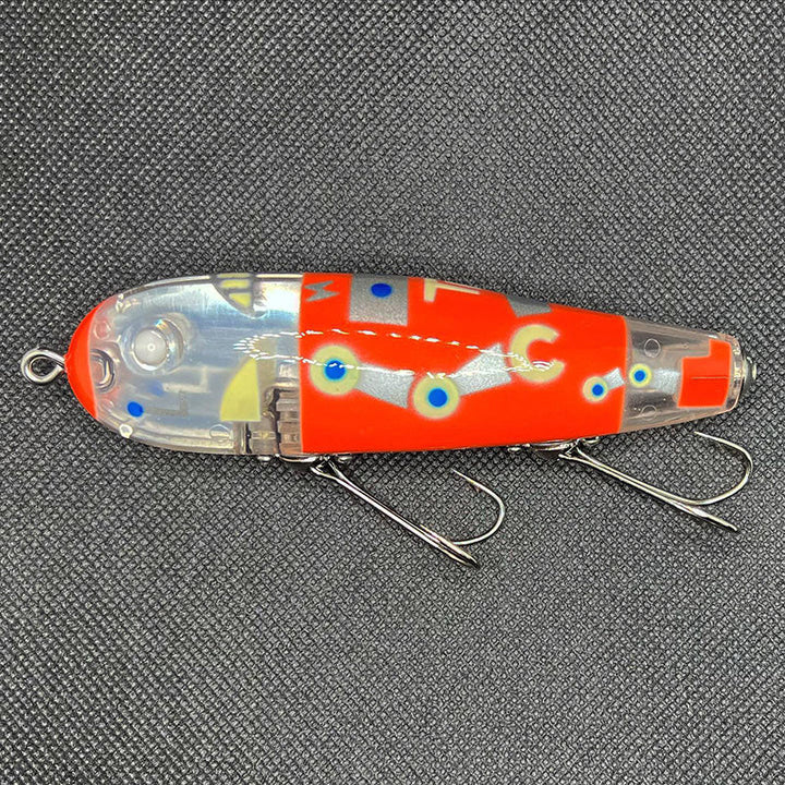 Tsunami Lures Niva DP Topwater - # 02 Crazy Fish Mint Green [CF-MG]-# 04 Robot Reflector [RB-RL]-# 05 Peacock Bass [PB-BN]-# 07 Tobacco Sunburst [TSB] - Carolina Fishing Tackle LLC