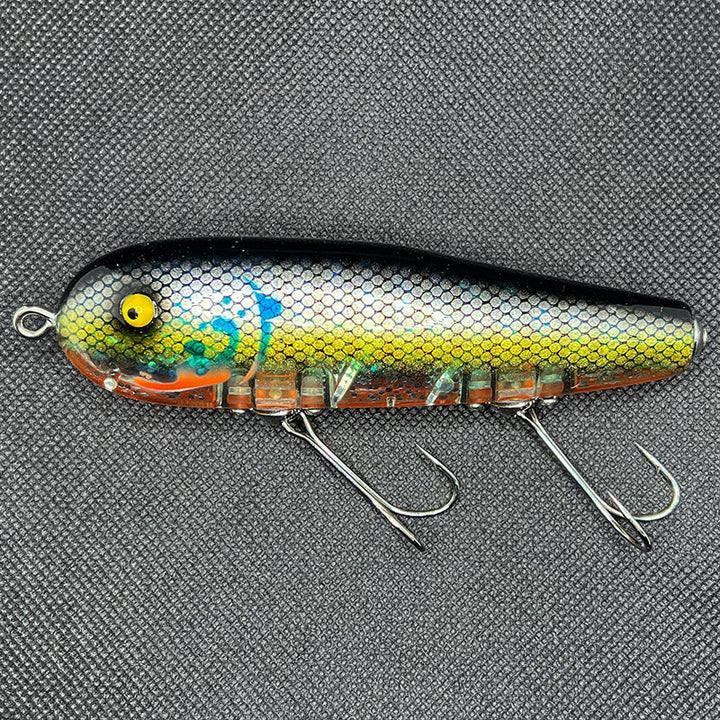 Tsunami Lures Niva DP Topwater - # 02 Crazy Fish Mint Green [CF-MG]-# 04 Robot Reflector [RB-RL]-# 05 Peacock Bass [PB-BN]-# 07 Tobacco Sunburst [TSB] - Carolina Fishing Tackle LLC