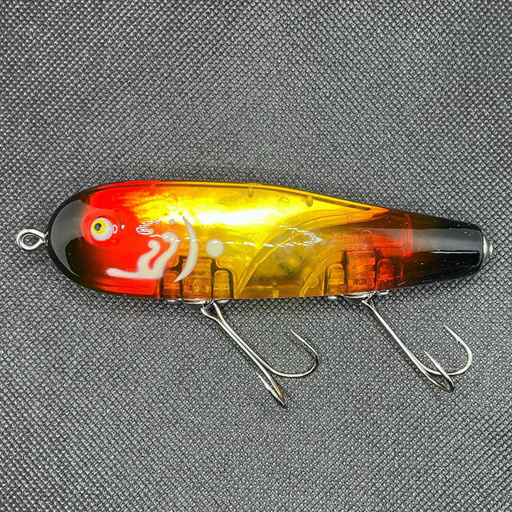 Tsunami Lures Niva DP Topwater - # 02 Crazy Fish Mint Green [CF-MG]-# 04 Robot Reflector [RB-RL]-# 05 Peacock Bass [PB-BN]-# 07 Tobacco Sunburst [TSB] - Carolina Fishing Tackle LLC