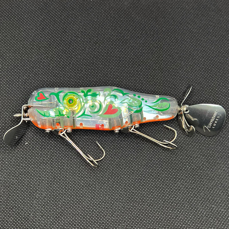Tsunami Lures SlappHappy Shad Mini DP Topwater - Heart & Leaf Reflector - Carolina Fishing Tackle LLC