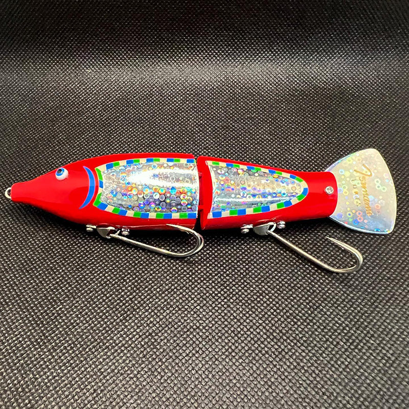 Tsunami Lures Sweepy J DP Swimbaits - #01 Vintage Blue Head-#02 Mestizo Toy Red-#03 Tobacco Sunburst Swirl-#04 Mestizo Yellow-#05 Sleepy Rogue Mekki-#06 Vintage Shad Blue Metallic-#07 Bubble Fish Clear-#08 Peacock Bass-#09 Black Bass-#10 Blue Gill - Carolina Fishing Tackle LLC