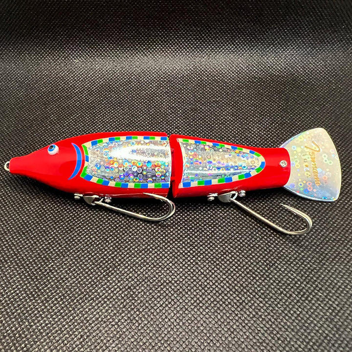 Tsunami Lures Sweepy J DP Swimbaits - #01 Vintage Blue Head-#02 Mestizo Toy Red-#03 Tobacco Sunburst Swirl-#04 Mestizo Yellow-#05 Sleepy Rogue Mekki-#06 Vintage Shad Blue Metallic-#07 Bubble Fish Clear-#08 Peacock Bass-#09 Black Bass-#10 Blue Gill - Carolina Fishing Tackle LLC