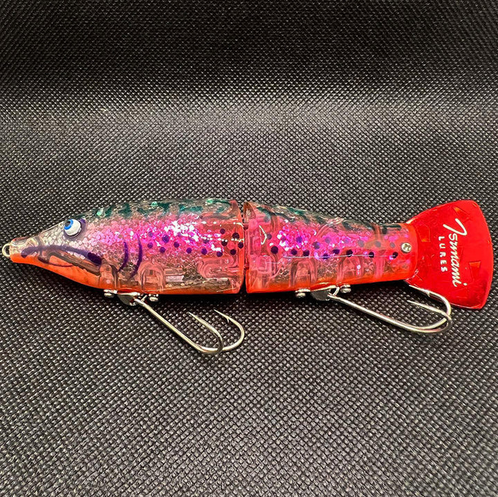 Tsunami Lures Sweepy J DP Swimbaits - #01 Vintage Blue Head-#02 Mestizo Toy Red-#03 Tobacco Sunburst Swirl-#04 Mestizo Yellow-#05 Sleepy Rogue Mekki-#06 Vintage Shad Blue Metallic-#07 Bubble Fish Clear-#08 Peacock Bass-#09 Black Bass-#10 Blue Gill - Carolina Fishing Tackle LLC