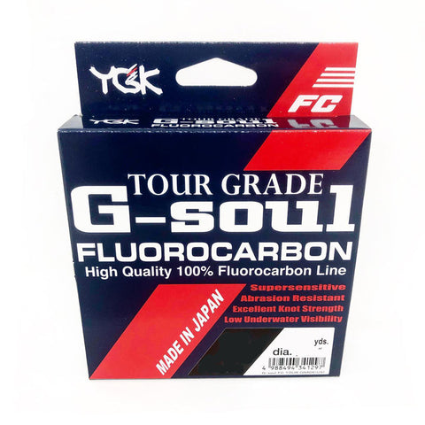 YGK Tour Grade G-Soul 100% Fluorocarbon Line-Fluorocarbon-YGK-Carolina Fishing Tackle LLC