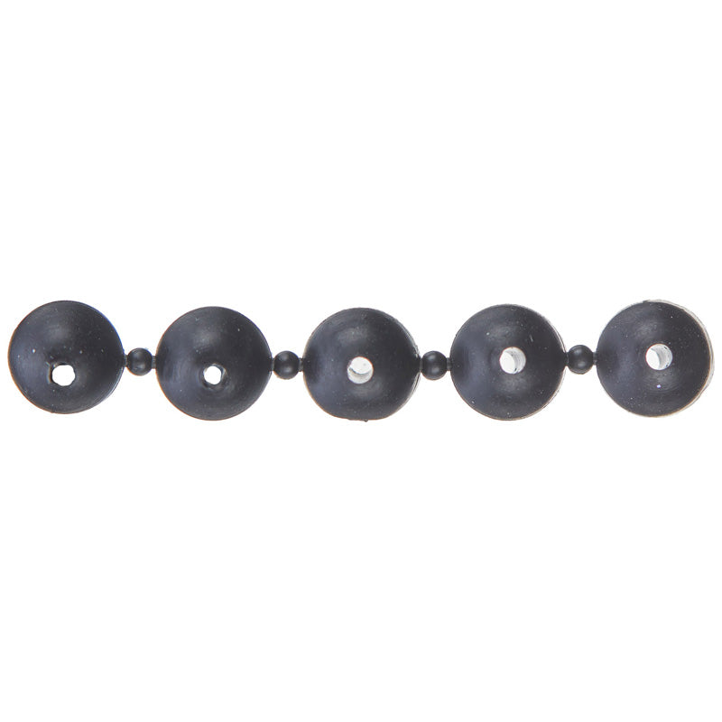 Zappu Chain Cushion Rubber Rigging Beads 30pk - Black / Large-White / Medium-White / Large - Carolina Fishing Tackle LLC