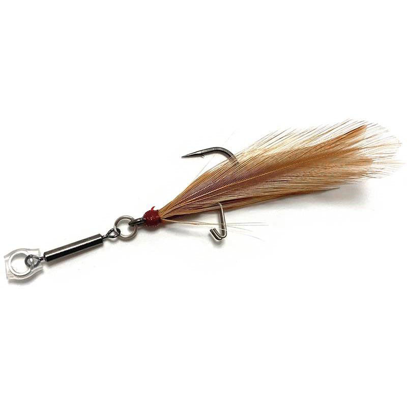 Zappu Hitch Hook Feathered 2pk - Small 26mm-Large 44mm - Carolina Fishing Tackle LLC