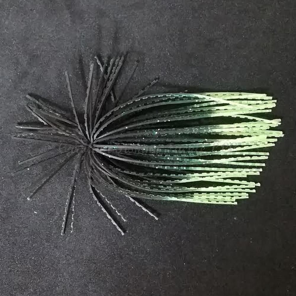 Zappu Sesu Skirt Punching Special 2pk - #01 Black/Blue Tip-#02 Black/Chartreuse Tip-#03 Barry Junebug-#04 Black Blue Foil - Carolina Fishing Tackle LLC