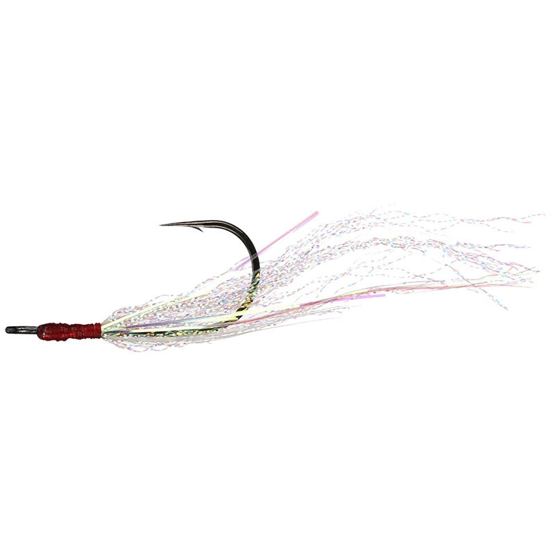Zappu Tinsel Trailer Hook 3pk - Chartreuse / #1/0 - Carolina Fishing Tackle LLC