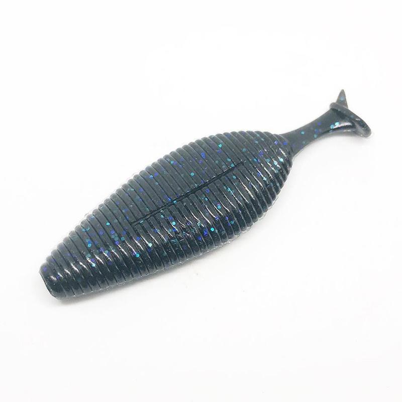 Geecrack 3.8” Spiron 5pk - #005 Green Pumpkin-#011 Blue Gill-#023 Green Pumpkin Blue Flake-#029 Black/Blue Flake-#263 Ayu Candy - Carolina Fishing Tackle LLC