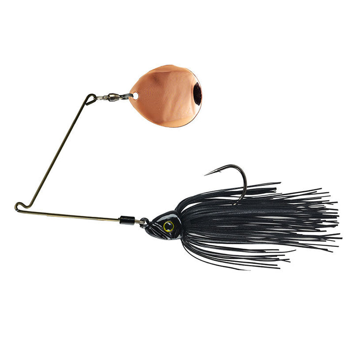 Picasso Lures Inviz-Wire Pro Night Thumper Spinnerbaits - Black Blue/Copper Blade / 3/8 oz-Black/Copper Blade / 1/2 oz-Black Red Camo/Black Blade / 3/8 oz-Black Red Camo/Black Blade / 1/2 oz-Dark Red Craw/Black Blade / 3/8 oz-Purple Phantom/Black Blade / 3/8 oz-Purple Phantom/Black Blade / 1/2 oz-Purple Phantom/Copper Blade / 3/8 oz-Purple Phantom/Copper Blade / 1/2 oz-Warmouth/Black Blade / 3/8 oz - Carolina Fishing Tackle LLC