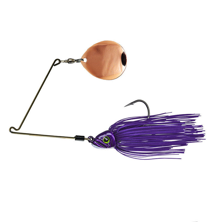 Picasso Lures Inviz-Wire Pro Night Thumper Spinnerbaits - Black Blue/Copper Blade / 3/8 oz-Black/Copper Blade / 1/2 oz-Black Red Camo/Black Blade / 3/8 oz-Black Red Camo/Black Blade / 1/2 oz-Dark Red Craw/Black Blade / 3/8 oz-Purple Phantom/Black Blade / 3/8 oz-Purple Phantom/Black Blade / 1/2 oz-Purple Phantom/Copper Blade / 3/8 oz-Purple Phantom/Copper Blade / 1/2 oz-Warmouth/Black Blade / 3/8 oz - Carolina Fishing Tackle LLC