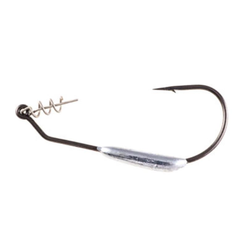 Owner TwistLOCK Light Weighted Worm Hooks (CPS) 3pk - Premium Offset Shank Hook from Owner - Just $6.25! Shop now at Carolina Fishing Tackle LLC