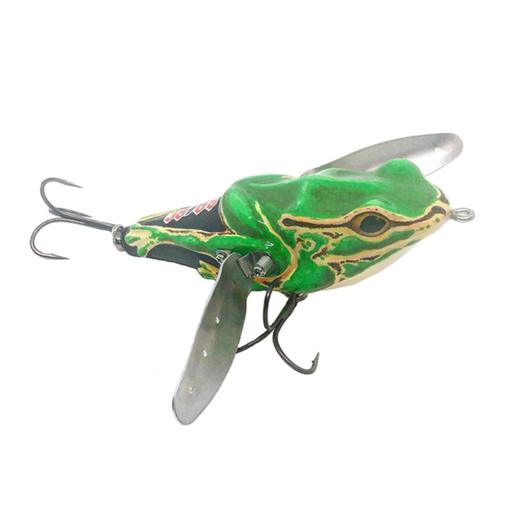 GaraKuta Kaoru Tree Frog Crawler Bait - Old Green Tree Frog-Orange/Blue Poison Dart Frog-Red/Blue Poison Dart Frog-Orange/Black Poison Dart Frog-Yellow/Blue Poison Dart Frog-Green/Blue Poison Dart Frog-Orange/Green Poison Dart Frog - Carolina Fishing Tackle LLC