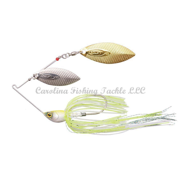 O.S.P High-Pitcher MAX Spinnerbaits (TW) Colorado/Willow - #S-05 Black Shiner / 5/8 oz-#S-05 Black Shiner / 3/4 oz-#S-06 Vivid Pearl White / 5/8 oz-#S-06 Vivid Pearl White / 3/4 oz-#S-38 Sunfish Tiger / 3/8 oz-#S-38 Sunfish Tiger / 1/2 oz-#S-38 Sunfish Tiger / 5/8 oz-#S-38 Sunfish Tiger / 3/4 oz-#S-39 Chartreuse Back Ayu / 3/8 oz-#S-39 Chartreuse Back Ayu / 1/2 oz - Carolina Fishing Tackle LLC