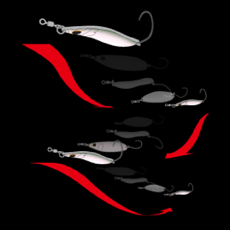 Deps Ganoblade Flutter Spoons - Premium Flutter Spoons from Deps - Just $14.99! Shop now at Carolina Fishing Tackle LLC