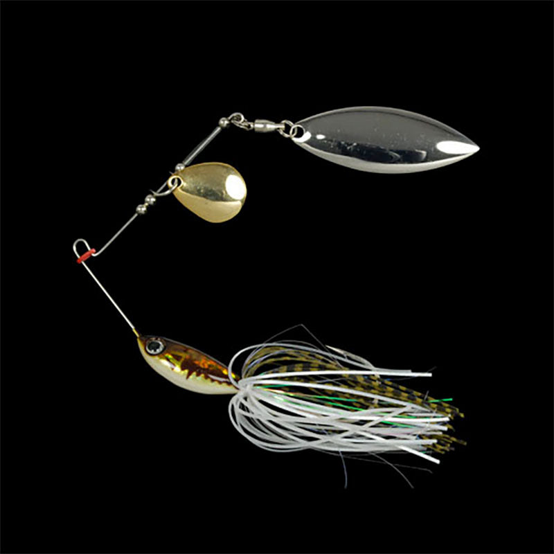 Biovex Lures Stangun Spinnerbait (TW) Spinnerbait - #01 Ayu / 3/8 oz-#01 Ayu / 1/2 oz-#06 Black / 3/8 oz-#06 Black / 1/2 oz-#07 Kurokin / 3/8 oz-#07 Kurokin / 1/2 oz-#11 Bass / 3/8 oz-#11 Bass / 1/2 oz-#15 Funa Orange Belly / 3/8 oz-#15 Funa Orange Belly / 1/2 oz - Carolina Fishing Tackle LLC