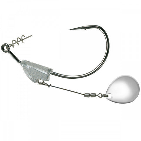 Owner Flashy Swimmer Silver Colorado 2pk-Specialty Hook-Owner-Carolina Fishing Tackle LLC
