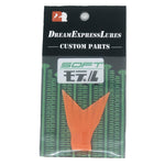Dream Express Lures Pinky Deluxe Spare Tails (Soft) 1pk-Spare Parts-Dream Express Lures-Carolina Fishing Tackle LLC